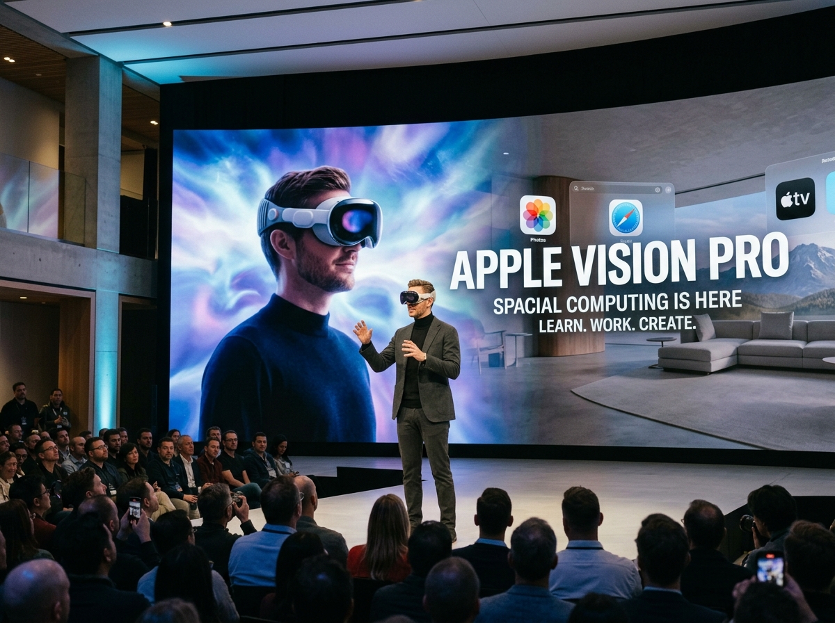 Présentation type keynote autour des casques immersifs